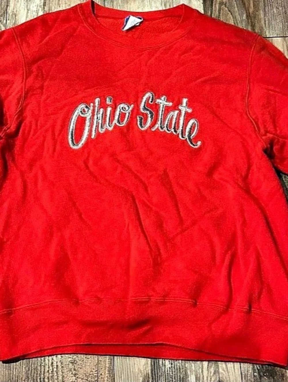 Vintage 1980-1990s Champion Ohio State Buckeyes Embroidered Crewneck Sweatshirt
